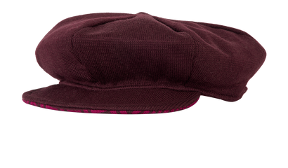 Fendi FF Beret Hat, £150, Accessories, Burgundy, Wool, Front view